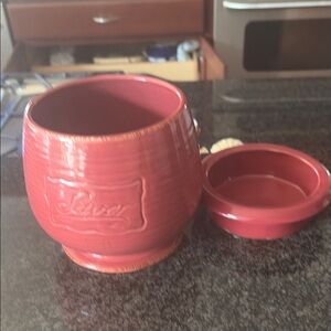 Dip container and holder that can keep things warm or cold